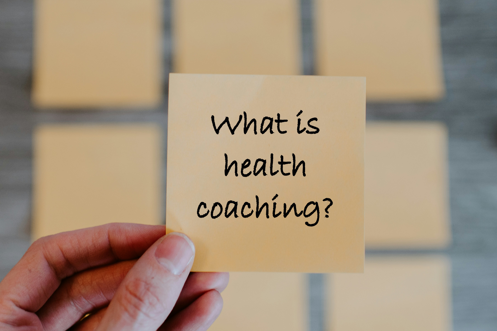 What is health coaching